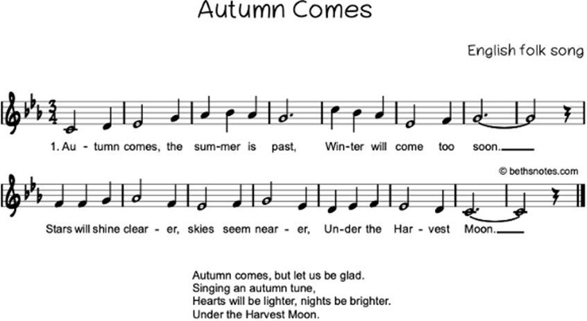 song autum comes