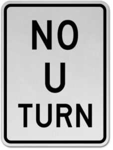 No U turn NL