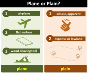 plane vs plain
