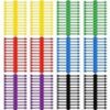 Tatuo 120 Pieces 4 Inch Arrow Spinners Board Game Spinner Plastic Arrow Game Spinners for School Party Supplies, 6 Colors
