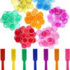 7 Colors Magnetic Bingo Wands w 200 Metal Translucent Chips