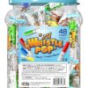 Optional-Whistle Pop Assorted Whistle Lollipops - 48 Individually Wrapped 