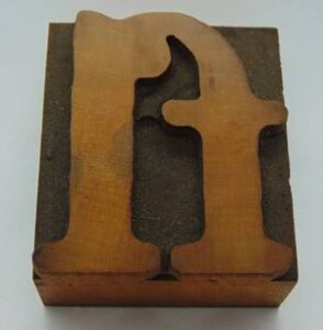 fl ligature font letterpress printer block fl ligature font letterpress printer block