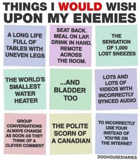 wishes for enemies funny wishes for enemies funny