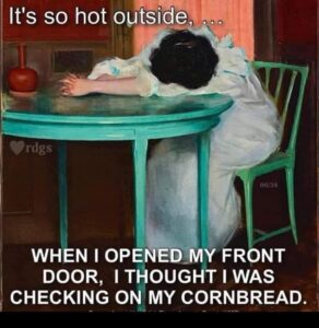 hot outside