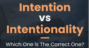 intention and intentionality