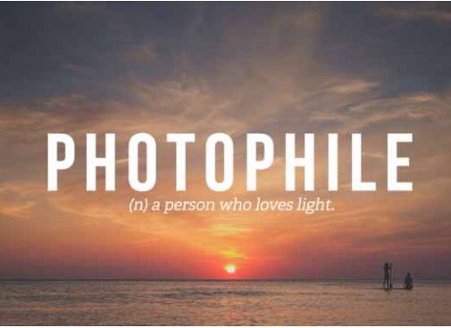 a person who loves light