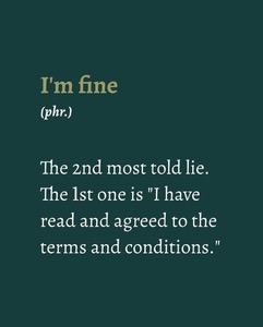 I'm fine