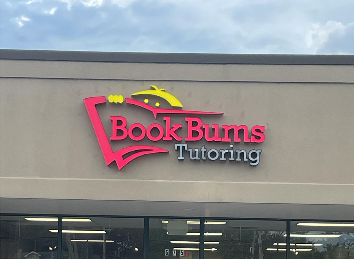 Book Bum Tutoring monroe sign