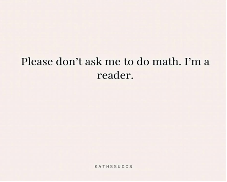 no math